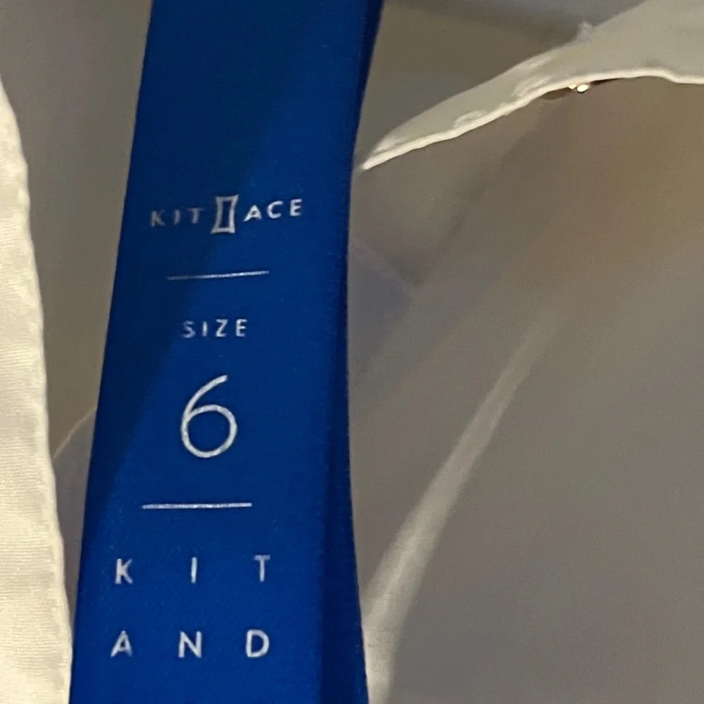 Kit and Ace Cream Blouse with Scalloped Hem